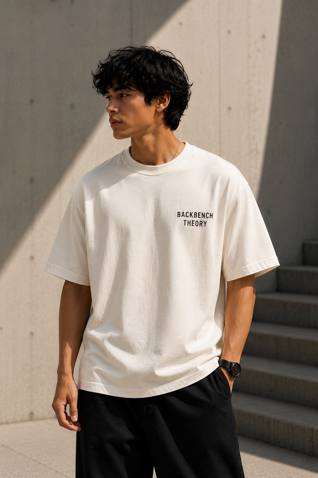 LifeGPT Interface Unisex Oversized T-Shirt – Off White