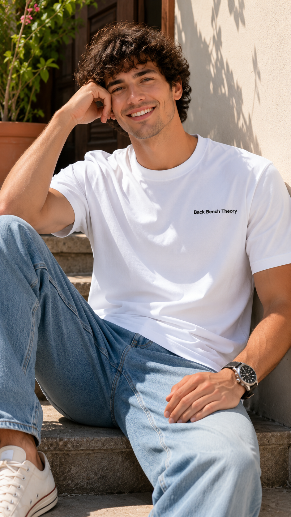 Life Was Simpler When Happiness Was Not Online | Premium Cotton Graphic T-Shirt
