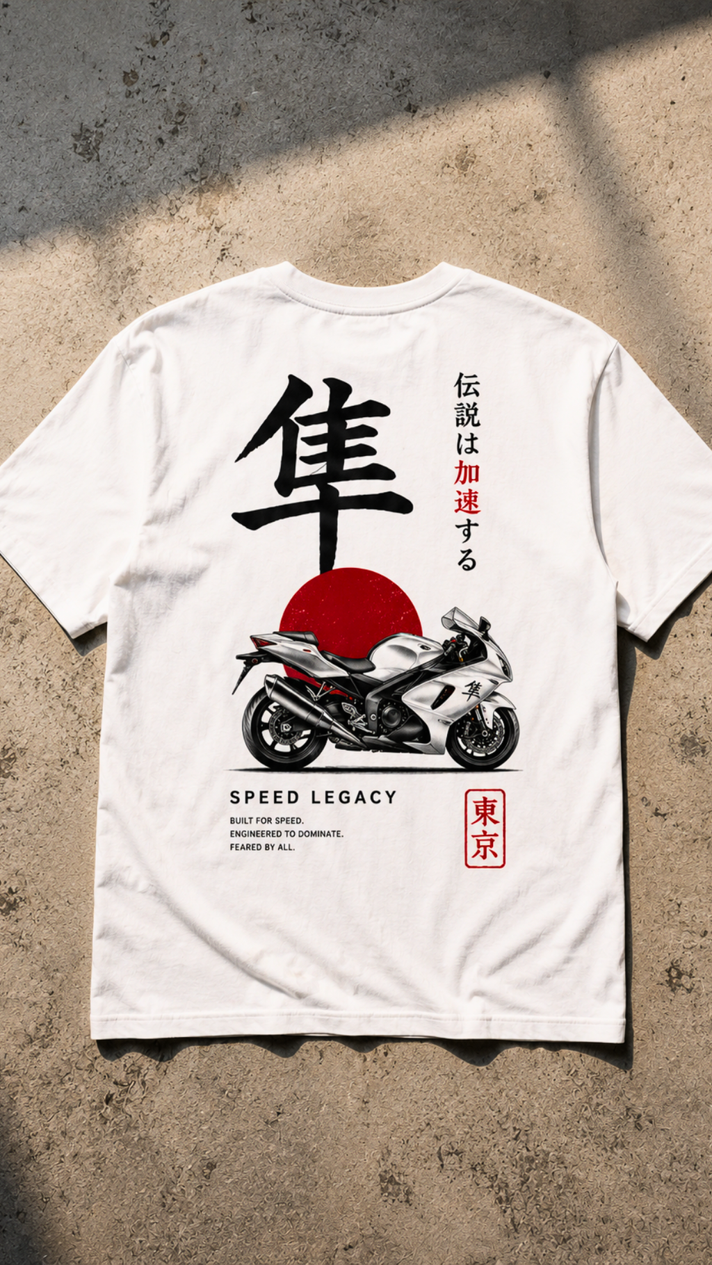 Hayabusa Speed Legacy Oversized TShirt