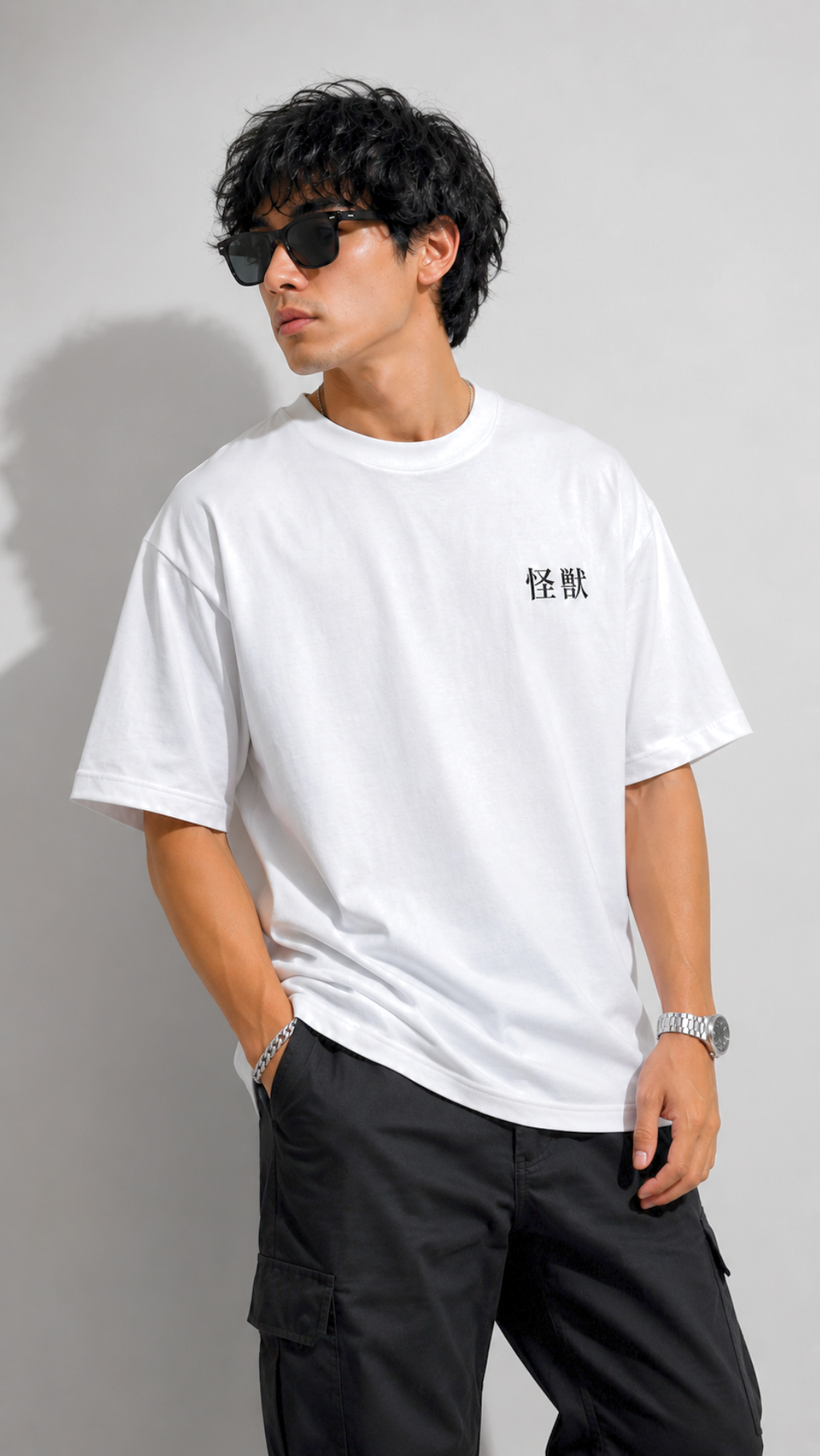 Kaiju Protocol Oversized T-Shirt – White