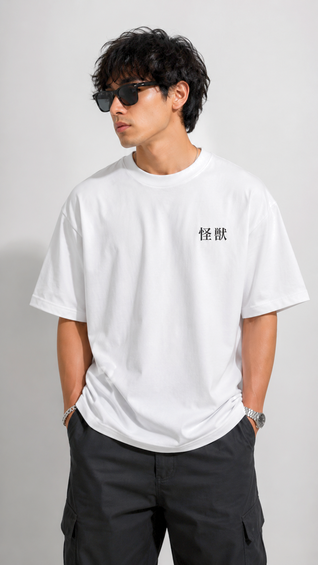 Kaiju Protocol Oversized T-Shirt – White