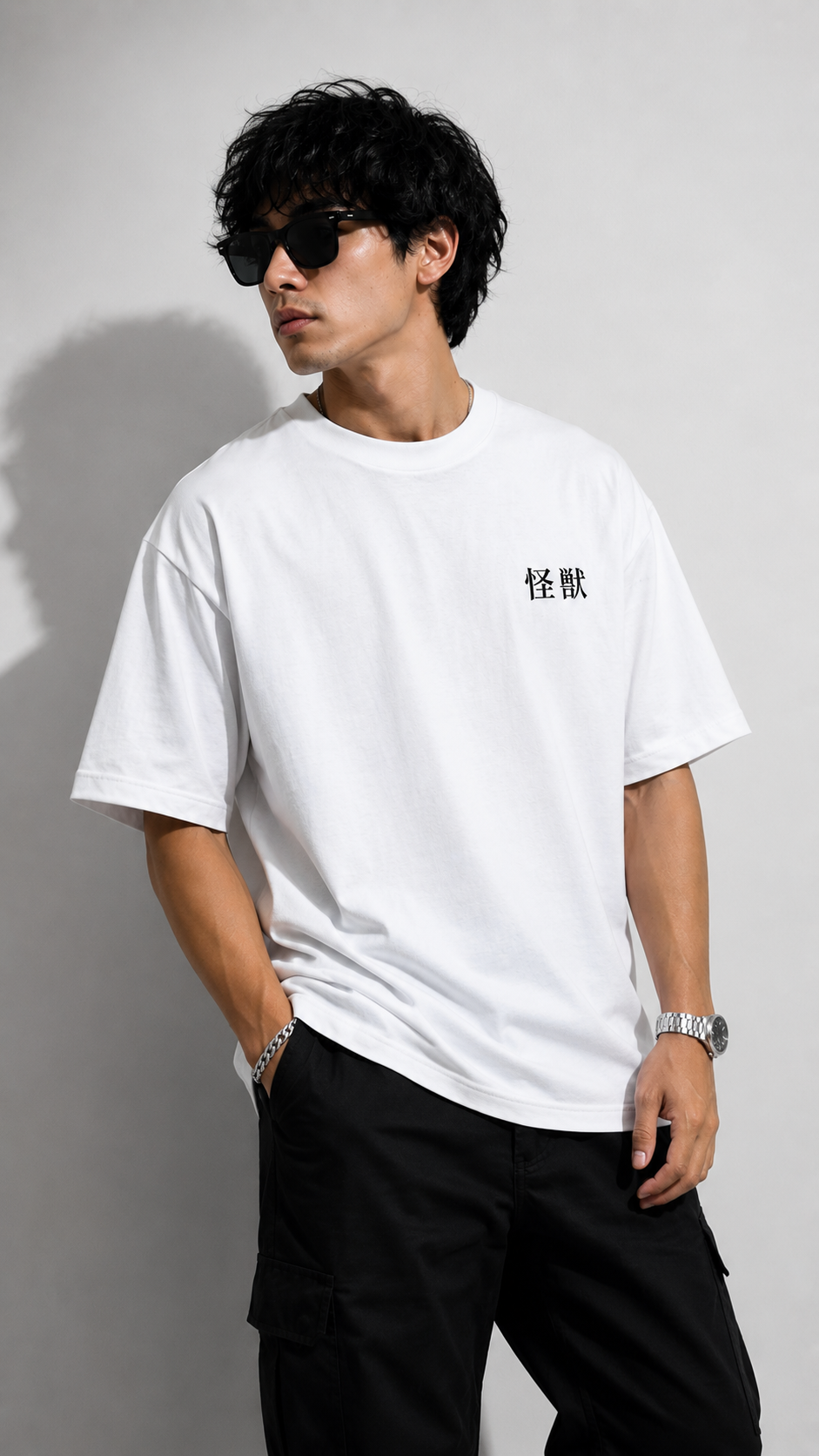 Kaiju Protocol Oversized T-Shirt – White