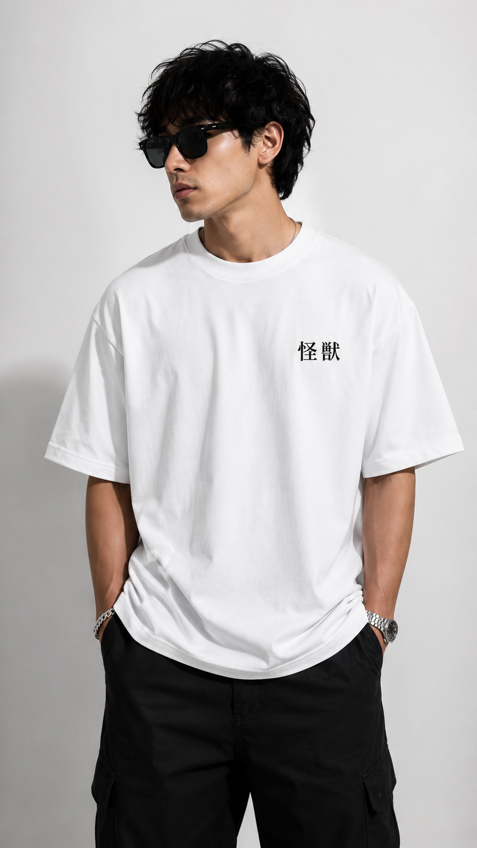 Kaiju Protocol Oversized T-Shirt – White